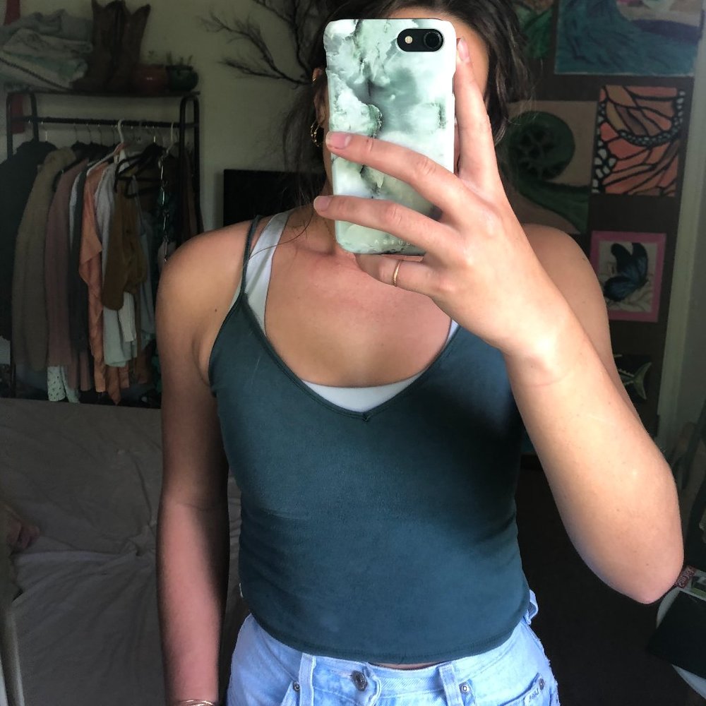 John Galt Forest Green Cami Tank Top